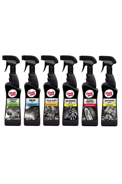 Cleanmod Oto Temizlik Seti Tam Set Bakım ve Temizlik 6 x 500 ml